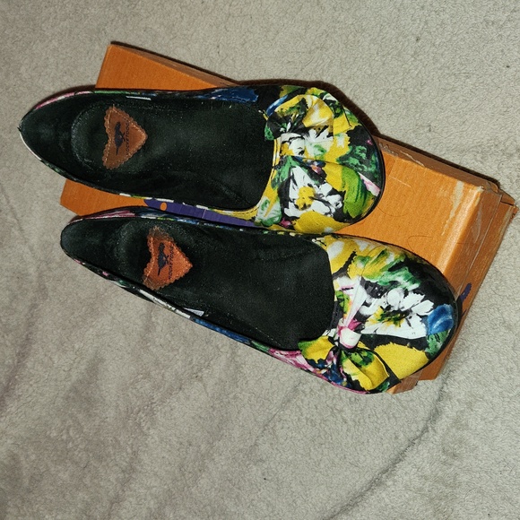 ROCKET DOG Floral Ballet Flats w/ bow - Picture 2 of 8